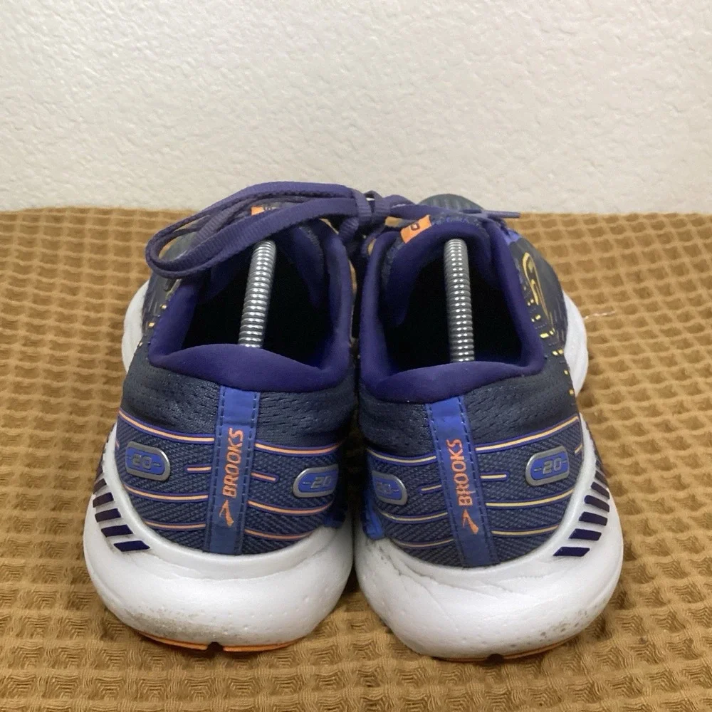 Brooks Glycerin GTS 20 1103831D444 Mens Sz 9.5 Blue Running Shoes Sneaker